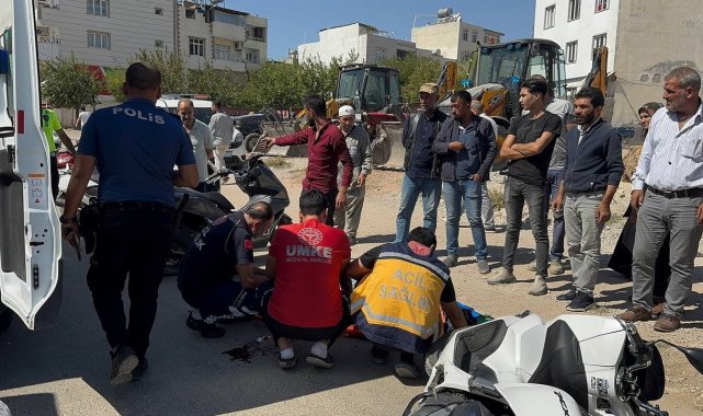 Kilis'te 2 motosiklet çarpıştı: 2 yaralı