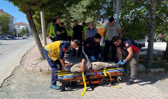 Konya'da otomobiller çarpıştı: 1 yaralı