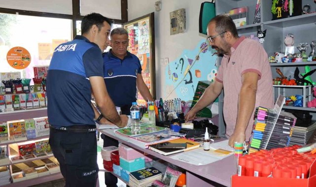 Nazilli Belediyesi'nden okul bölgesinde hijyen ve güvenlik kontrolü
