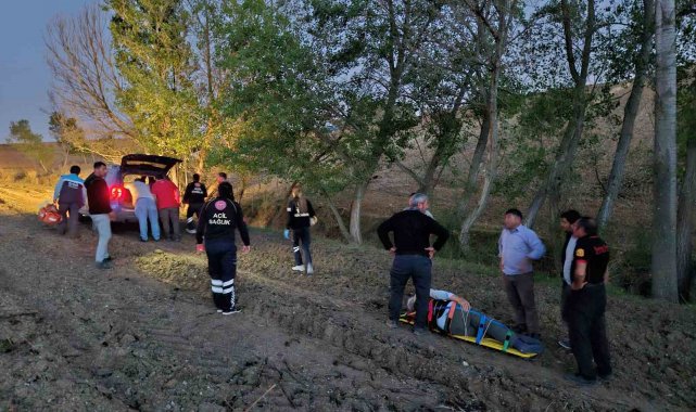Odun kesmek için araziye giden yaşlı adam yaralı halde bulundu