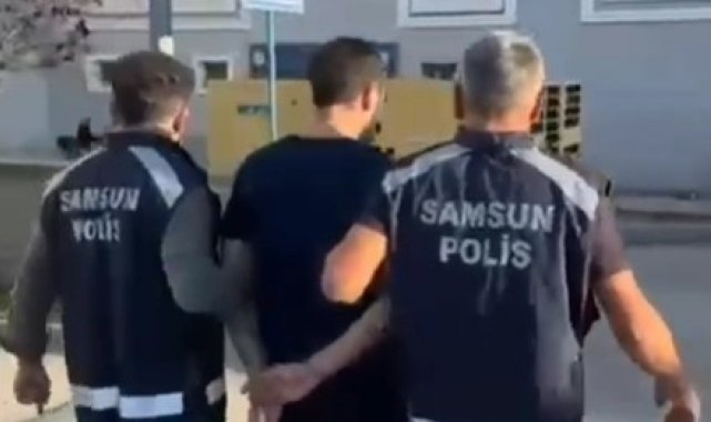 Samsun'da 15 yıl ve 12 yıl hapis cezası ile 5 yıldır aranan karı-koca polisin operasyonuyla yakalandı