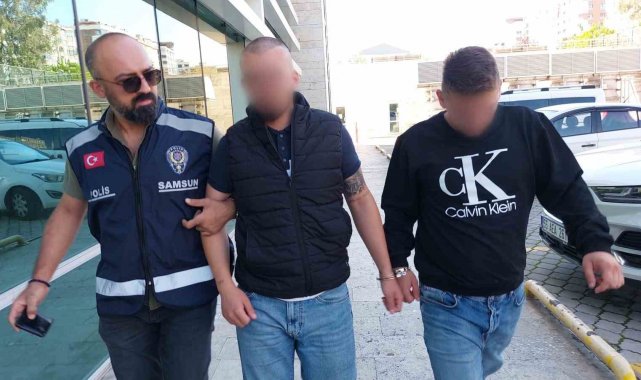 Samsun'da tüfekle park halindeki araca ateş açan 2 kişi yakalandı