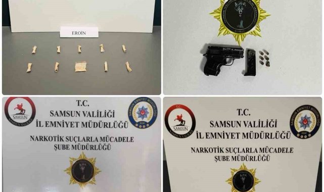 Samsun'da uyuşturucu operasyonu: 10 kişi yakalandı