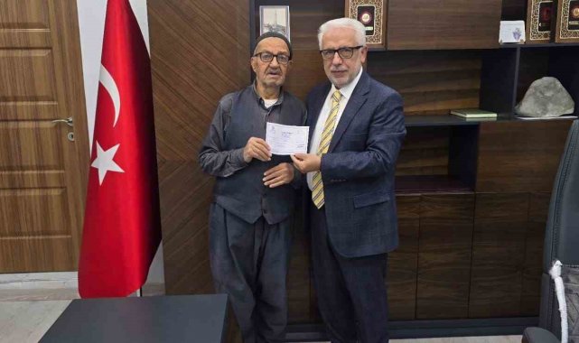 Siirt'te bir hayırsever Filistin ve Afrika için 200 bin TL bağışladı