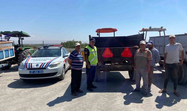Trafik jandarmasından güvenli trafik eğitimi