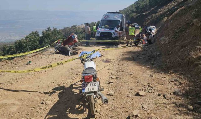 Yayla yolunda feci kaza: 1 ölü, 1 yaralı