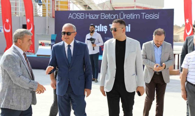 Adana OSB'de İkinci Beton Santrali Hizmete Girdi