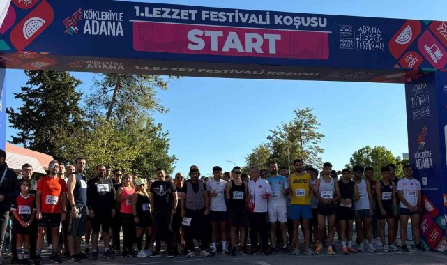 Adana'da Lezzet Festivali Koşusu yapıldı