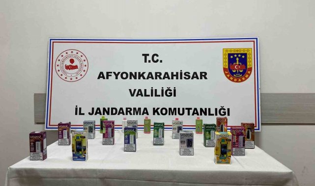 Afyonkarahisar'da elektronik sigara yakalandı
