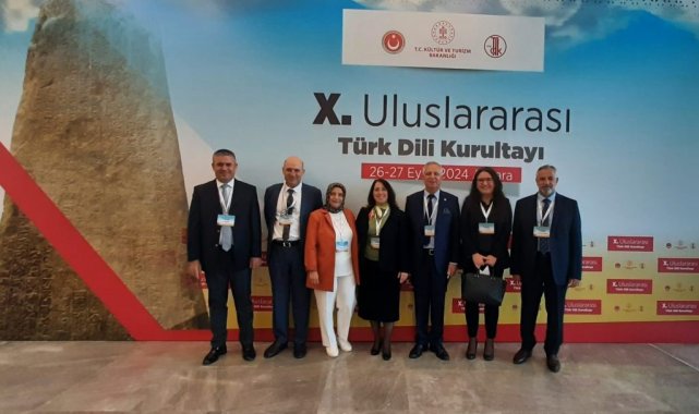 Atatürk Üniversitesi X. Uluslararası Türk Dili Kurultayı'na katılım