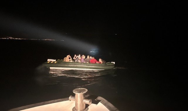 Aydın'da 12 düzensiz göçmen yakalandı