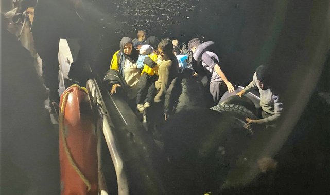 Ayvalık açıklarında 39 düzensiz göçmen yakalandı
