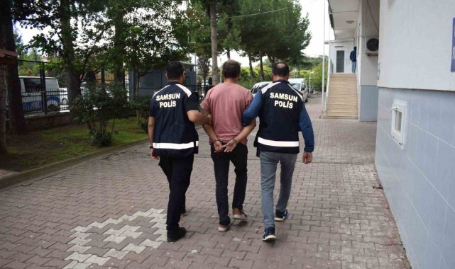 Bafra'da hırsızlık suçundan aranan şahıs yakalandı
