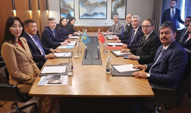 Bakan Bolat, Kazakistan Başbakan Yardımcısı ve Ulusal Ekonomi Bakanı Nurlan Baibazarov ile görüştü