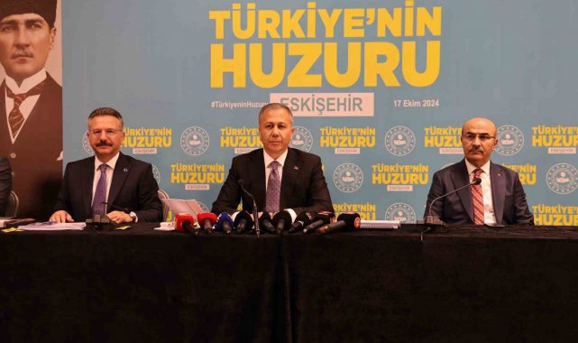 Bakan Yerlikaya, Eskişehir'in 10 önemli suçta Türkiye ortalamasının altında olduğunu açıkladı