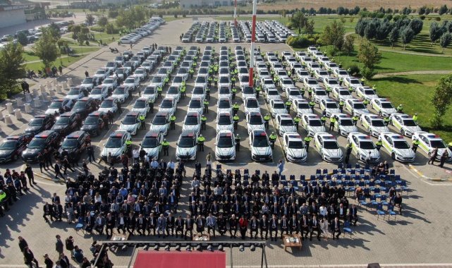 Balıkesir İl Emniyet Müdürlüğü hizmetlerinde kullanılmak üzere 204 araç alımı yapıldı