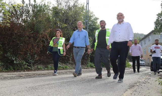 Başkan Sandıkçı: "Canik'imizi güvenli ve konforlu yollarla donatmaya devam ediyoruz"