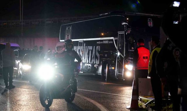 Beşiktaş kafilesi RAMS Park'ta