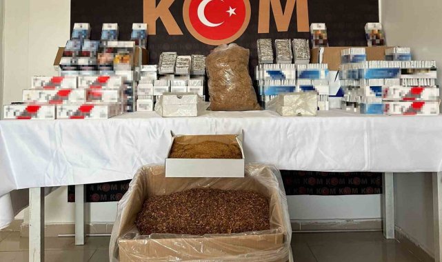 Bingöl'de 52 bin dal makaron ele geçirildi