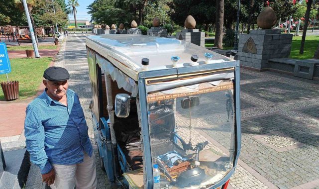 Bu da güneş enerjili motosiklet: Hem gidiyor hem de şarj ediyor