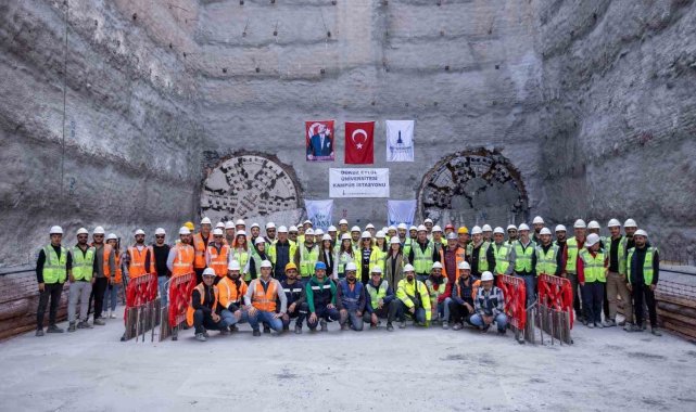 Buca Metrosu'nda tarihi gün
