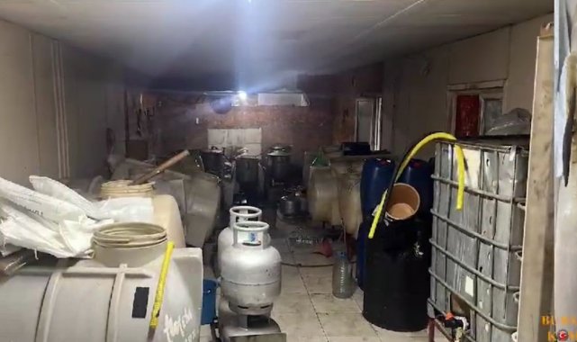 Bursa'da operasyon: 4 ton sahte içki ele geçirildi, 1 şüpheli gözaltına alındı