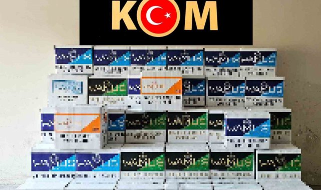 Çorum polisinden kaçak sigara operasyonu