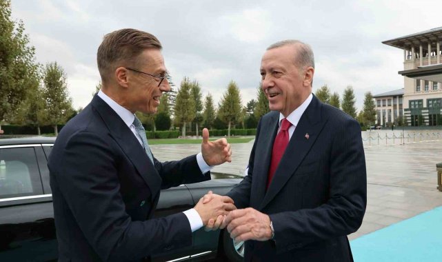 Cumhurbaşkanı Erdoğan, Finlandiya Cumhurbaşkanı Stubb'u resmi törenle karşıladı
