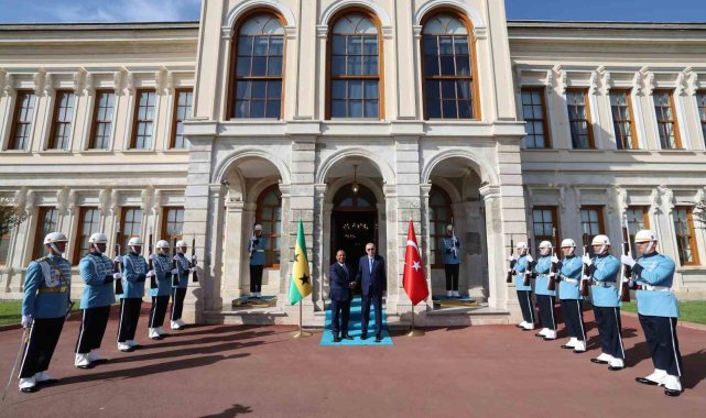 Cumhurbaşkanı Erdoğan, Sao Tome ve Principe Demokratik Cumhuriyeti Başbakanı Patrice Emery Trovoada'yı kabul etti