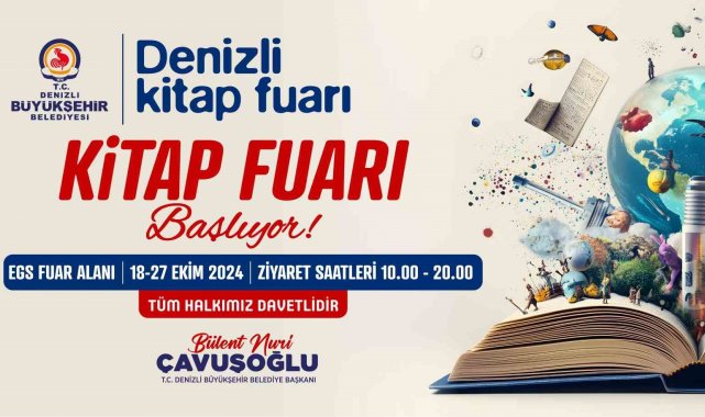 Denizli, Kitap Fuarı için gün sayıyor
