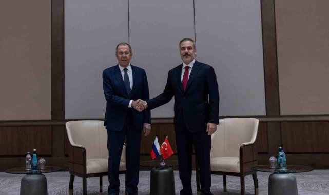 Dışişleri Bakanı Hakan Fidan, Rus mevkidaşı Lavrov ile görüştü