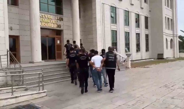 Dörtyol'da torbacı operasyonu: 7 tutuklama