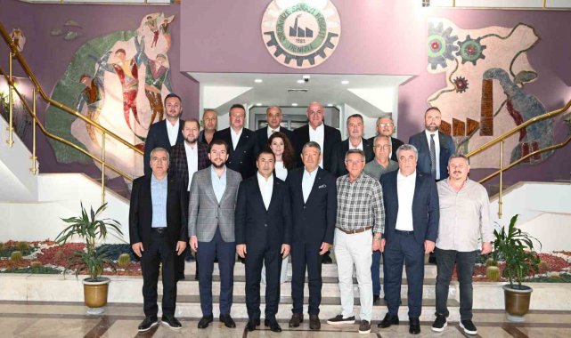 DTO yönetiminden Denizli OSB Başkanı Baltalı'ya hayırlı olsun ziyareti