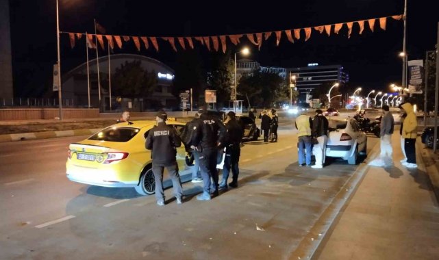 Edirne polisinden gece denetimi