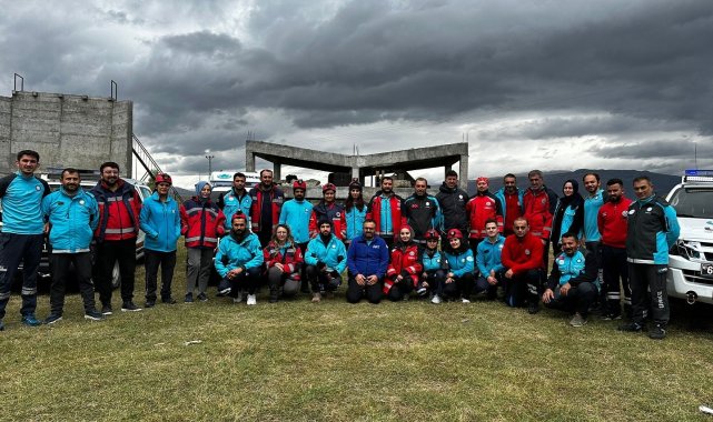 Erzincan'da UMKE bölge tatbikatı gerçekleştirildi