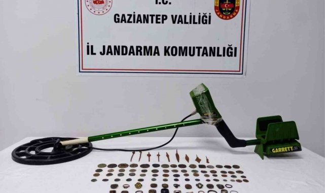 Gaziantep'te 61 adet tarihi eser niteliğinde sikke ele geçirildi
