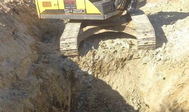 Gediz'de 13 köyün su sorunu çözülüyor