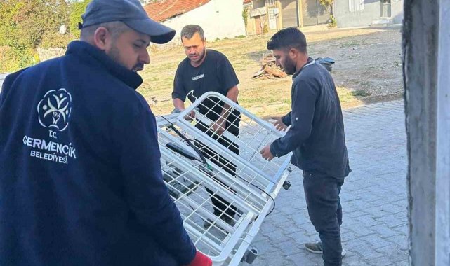 Germencik'te ikinci el eşyalar, ihtiyaç sahiplerine ulaştırılıyor