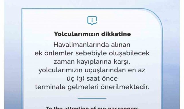 Havalimanlarında güvenlik önlemleri arttırıldı