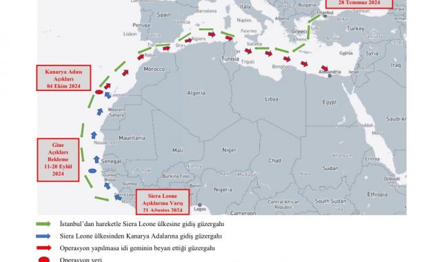 İçişleri Bakanlığından 4 ton kokain ile yakalanan gemi hakkında açıklama