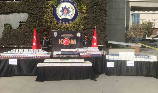 İstanbul'da 200 milyon liralık kaçak ilaç ele geçirildi: 5 gözaltı