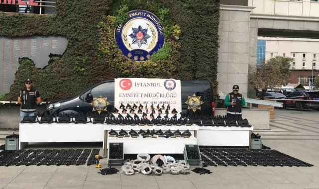 İstanbul'da kaçak silah üretilen lüks rezidansa operasyon: 9 gözaltı