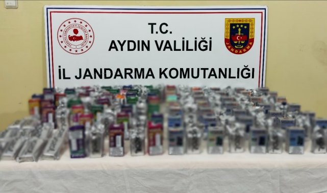 Jandarma ekipleri 135 adet elektronik sigara ele geçirdi