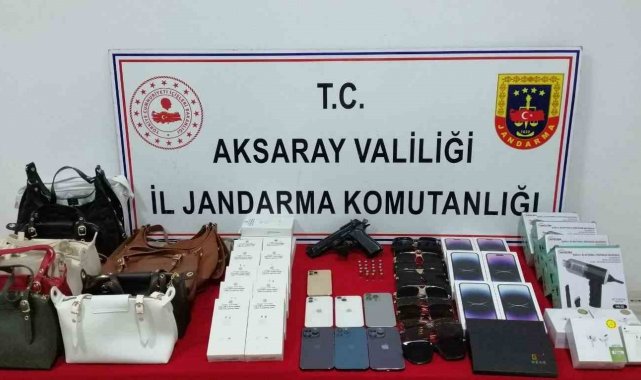 Jandarmadan gümrük kaçağı ürün operasyonu