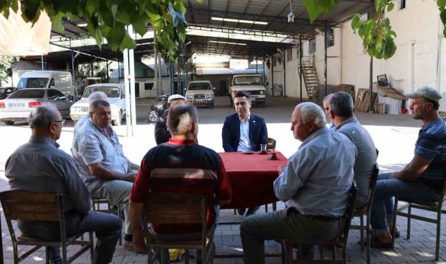Karacasu Kaymakamı Gündoğdu, Ataeymir Mahallesi'nde vatandaşlarla buluştu