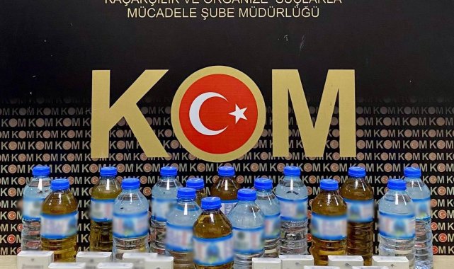 Kars'ta kaçak içki operasyonu