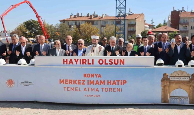 Konya Merkez İmam Hatip Lisesinin temeli atıldı
