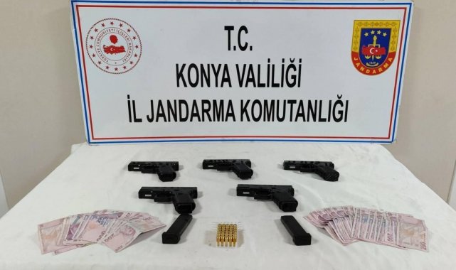 Konya'da silah kaçakçılarına operasyon