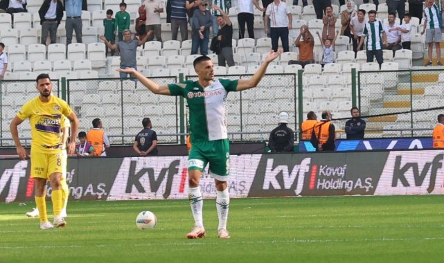 Konyasporlu Danijel Aleksic 2. golünü attı
