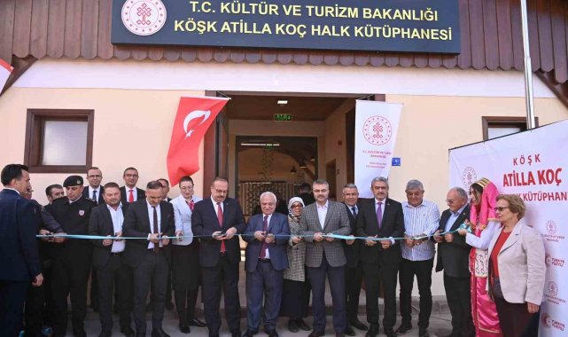 Köşk Atilla Koç İlçe Halk Kütüphanesi törenle hizmete açıldı